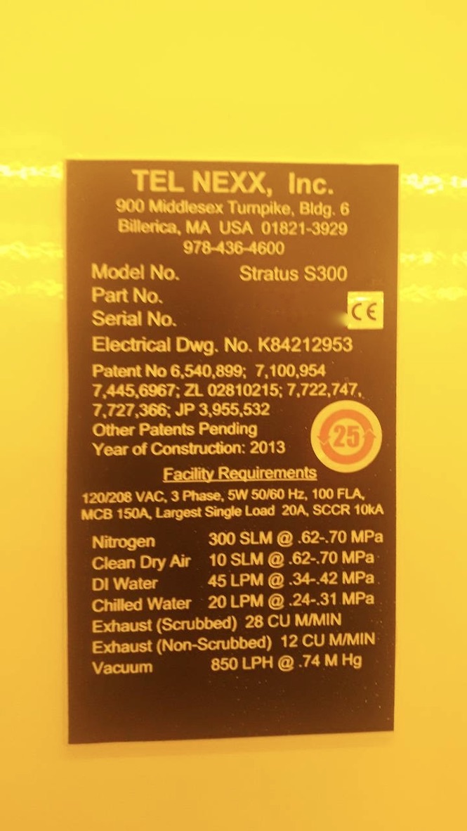 ASM / TEL / NEXX STRATUS S300