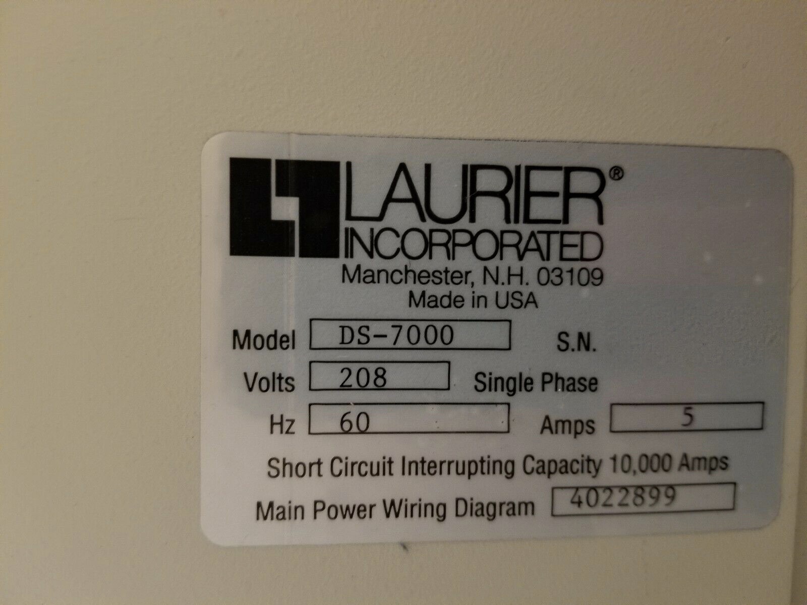 BESI / LAURIER DS-7000