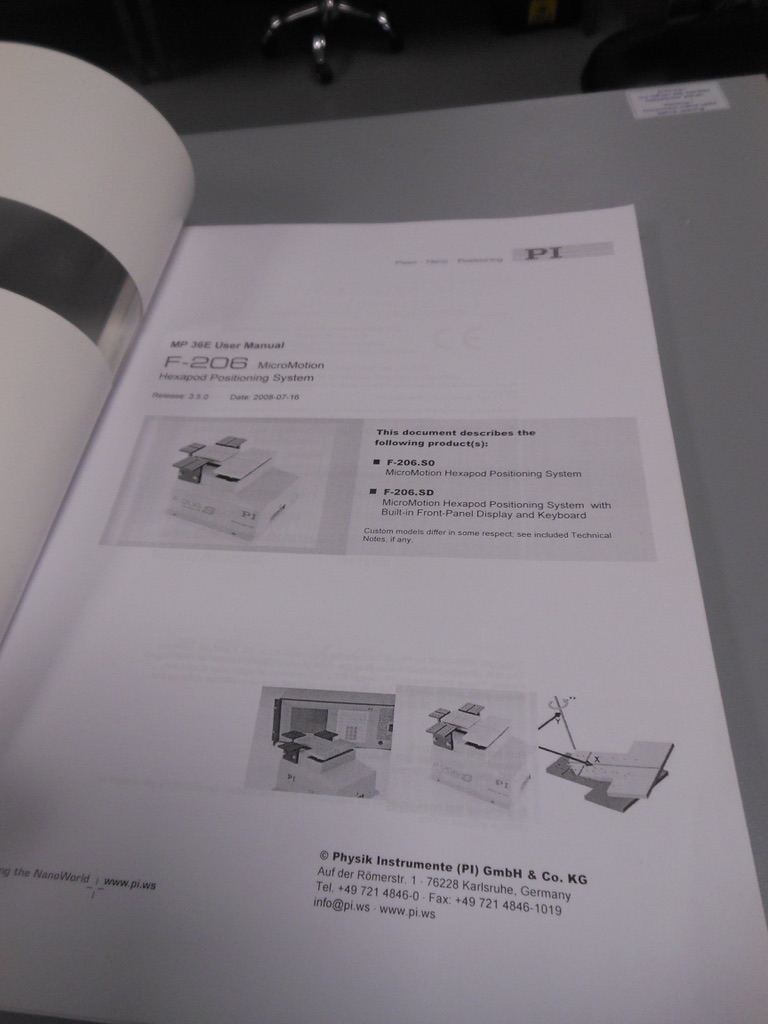 PHYSIK INSTRUMENTS (PI) F-206.01