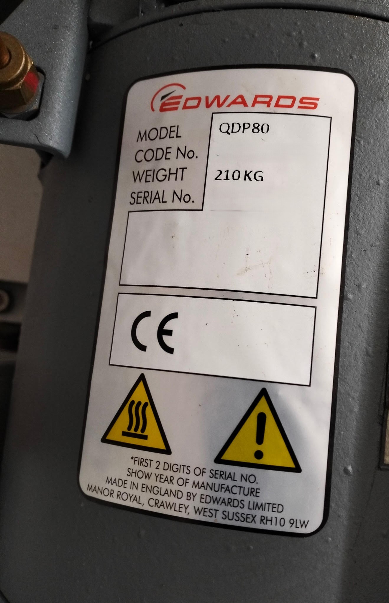 EDWARDS QDP80