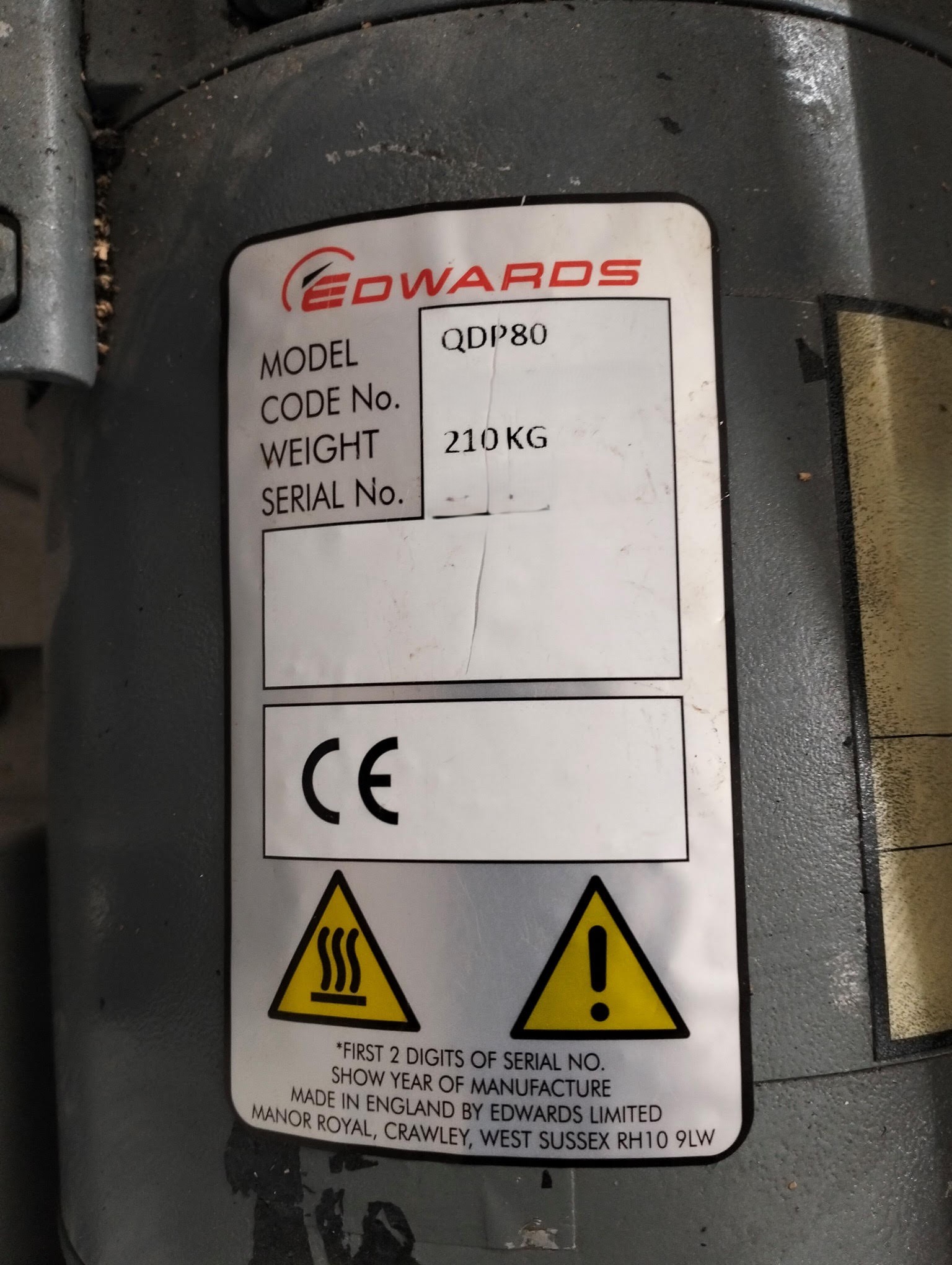 EDWARDS QDP80