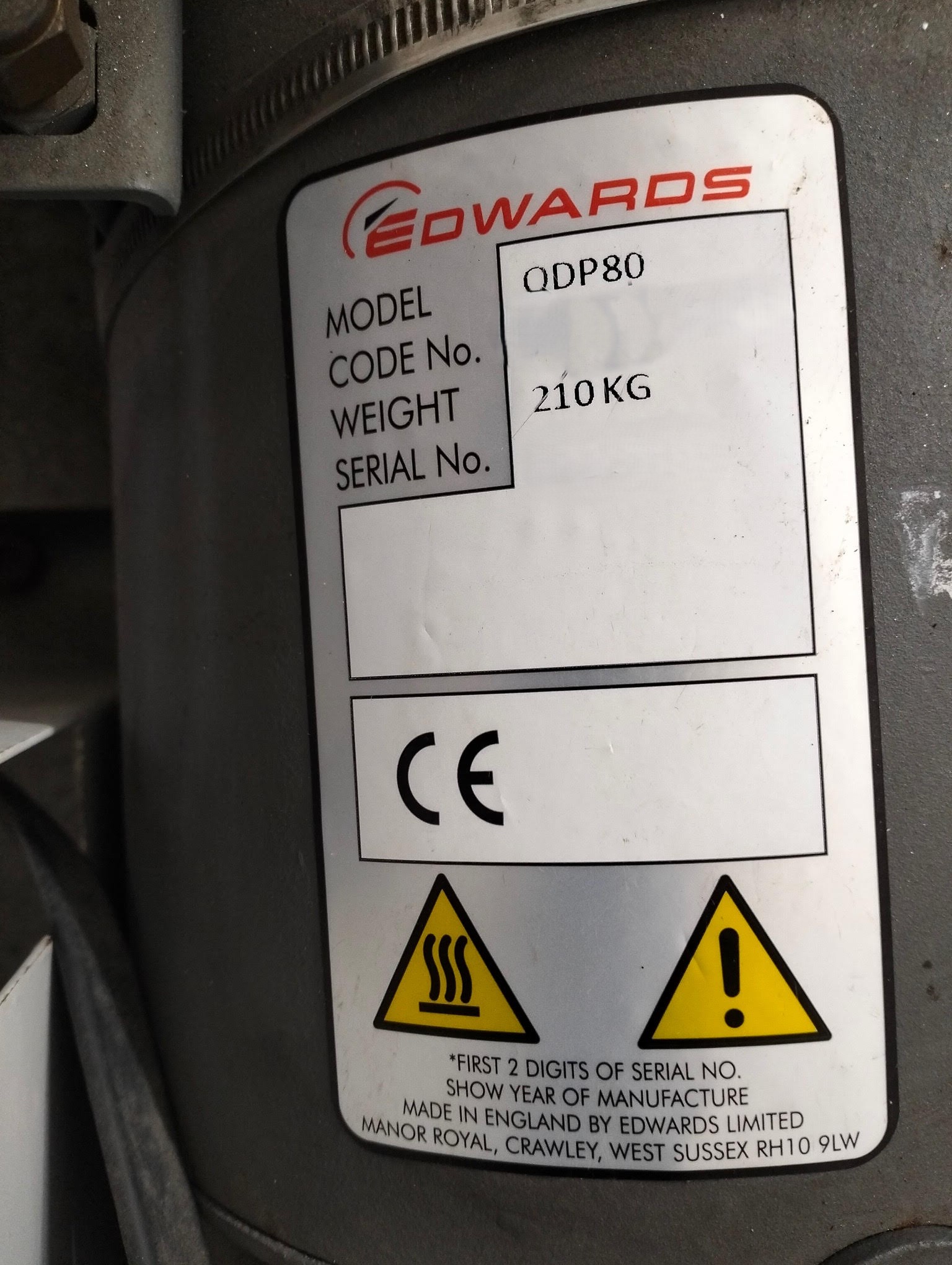 EDWARDS QDP80