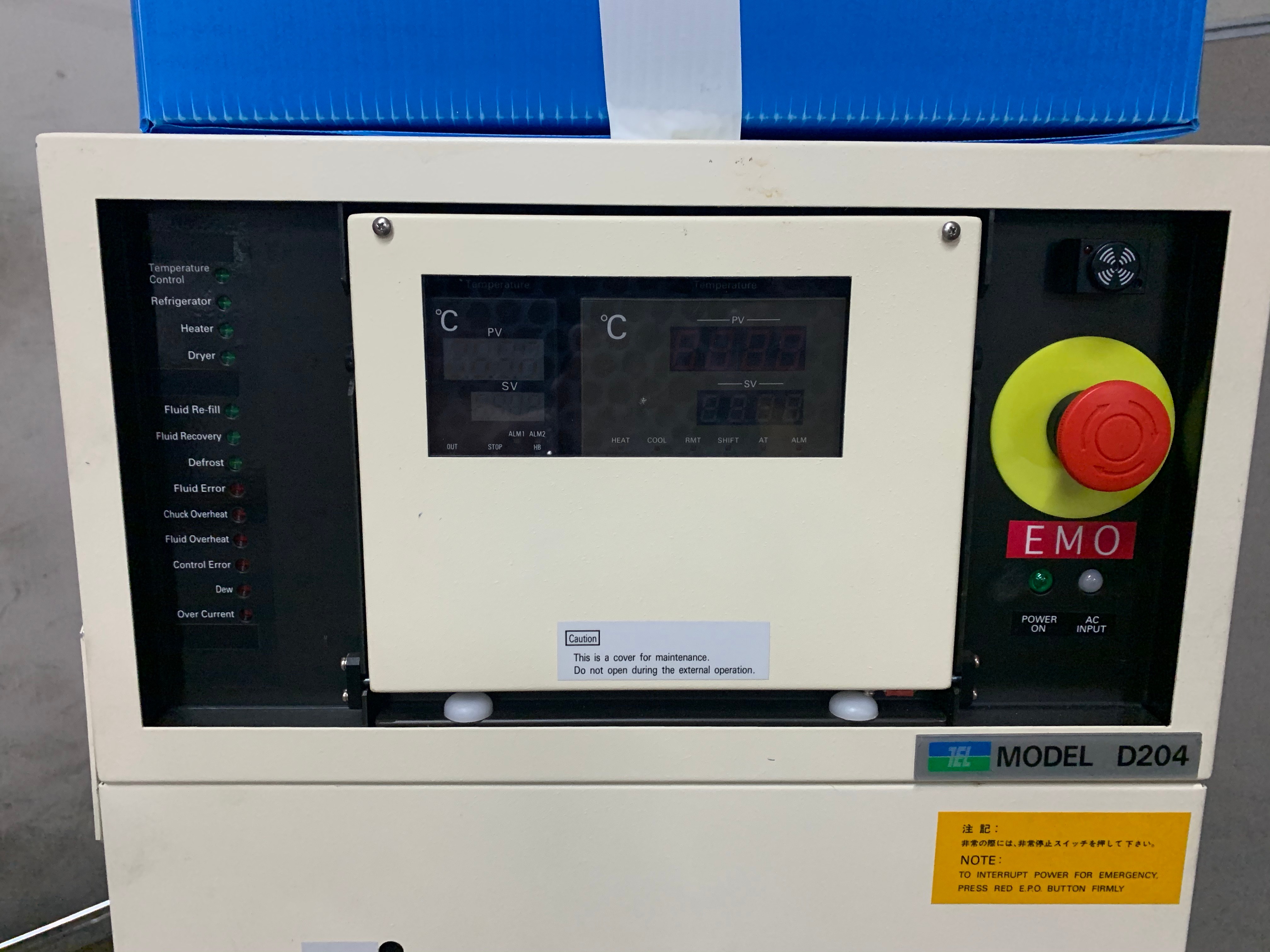 TEL / TOKYO ELECTRON D204 CHILLER